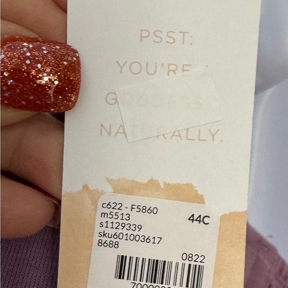 Lane Bryant Lightly Lined Underwire T-Shirt‎ Bra Mauve size 44C NWT - Picture 5 of 11